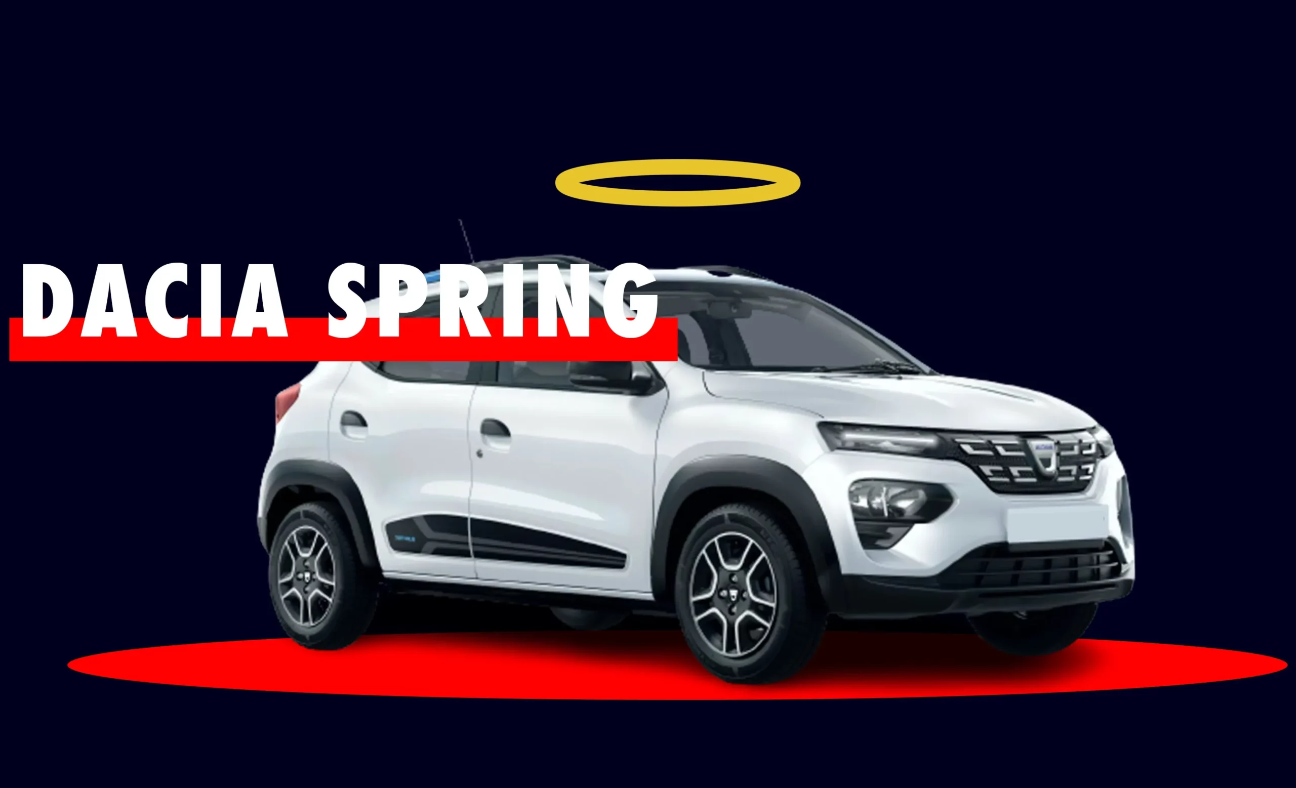 Dacia Spring blanche de 2021 à partir de15 990€, voiture électrique