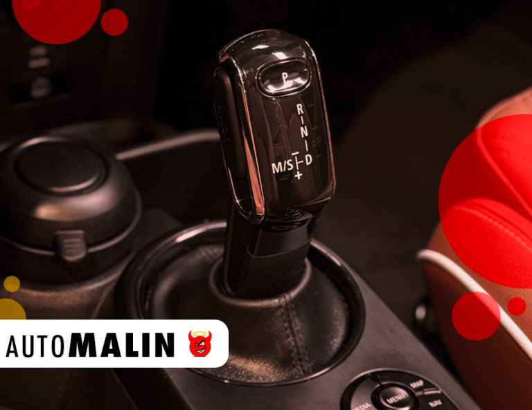 Levier d'une boite de vitesse automatique moderne.